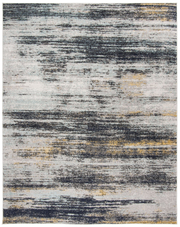 Safavieh Adirondack Modern Area Rug - Striking Abstract Design, Durable Comfort, Oeko-tex Certified, Perfect For Home Light Grey ,Black 60% Polypropylene  30% Jute  10% Polyester Adr201f-10