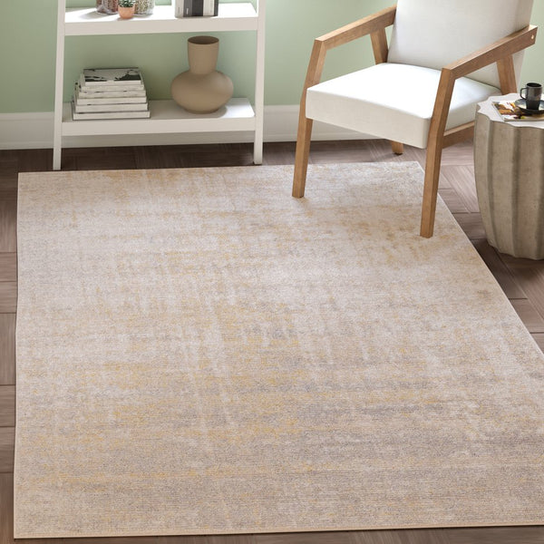 Safavieh Adirondack Modern Creme & Gold Area Rug - Elegant Plush Design For Chic Living Spaces And Durability Creme ,Gold 55% Polypropylene,40% Jute,5% Polyester Adr207a-68