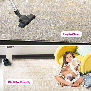 Safavieh Adirondack Modern Creme & Gold Area Rug - Elegant Plush Design For Chic Living Spaces And Durability Creme ,Gold 55% Polypropylene,40% Jute,5% Polyester Adr207a-68