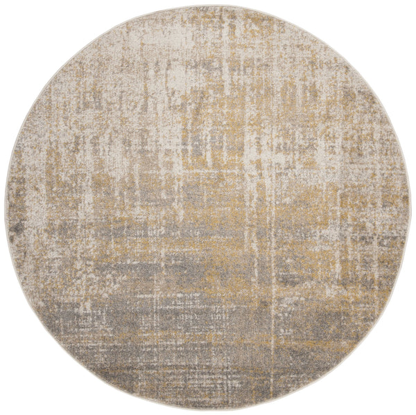 Safavieh Adirondack Modern Creme & Gold Area Rug - Elegant Plush Design For Chic Living Spaces And Durability Creme ,Gold 55% Polypropylene,40% Jute,5% Polyester Adr207a-68