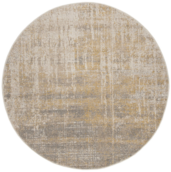 Safavieh Adirondack Modern Creme & Gold Area Rug - Elegant Plush Design For Chic Living Spaces And Durability Creme ,Gold 55% Polypropylene,40% Jute,5% Polyester Adr207a-68