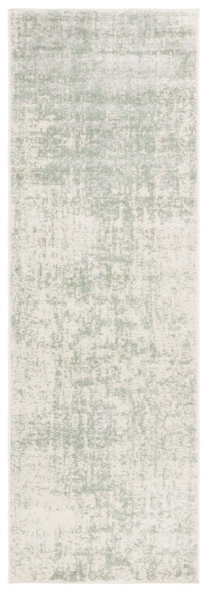 Safavieh Adirondack Solid Sage Ivory Runner Rug Power Loomed Polypropylene Jute Hallway ADR207W-216