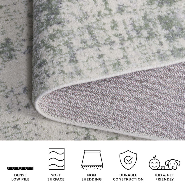 Safavieh Adirondack Modern Creme & Gold Area Rug - Elegant Plush Design For Chic Living Spaces And Durability Sage ,Ivory 55% Polypropylene,40% Jute,5% Polyester Adr207w-3