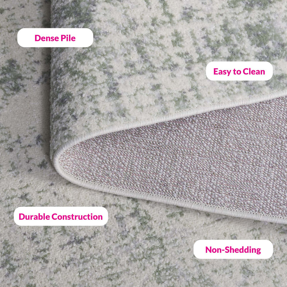 Safavieh Adirondack Elegant Transitional Area Rug - Timeless Design For Luxurious Home Décor Upgrade Sage ,Ivory 60% Polypropylene  30% Jute  10% Polyester Adr207w-8r