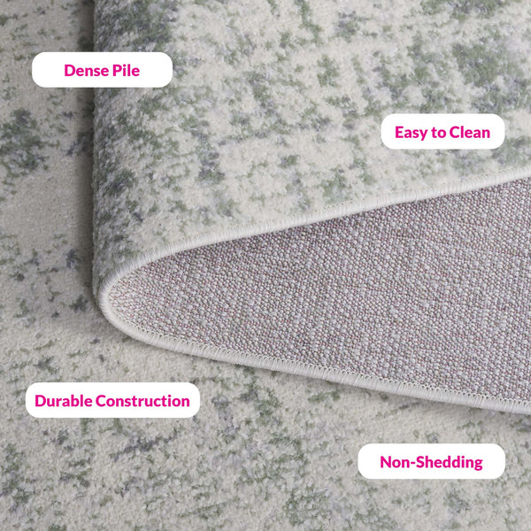 Safavieh Adirondack Elegant Transitional Area Rug - Timeless Design For Luxurious Home Décor Upgrade Sage ,Ivory 60% Polypropylene  30% Jute  10% Polyester Adr207w-8r