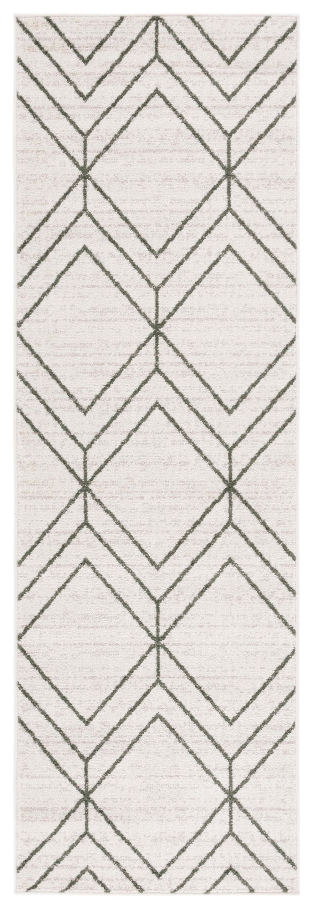 Safavieh Adirondack 241 Power Loomed Transitional Rug Ivory / Dark Green 9' x 12'