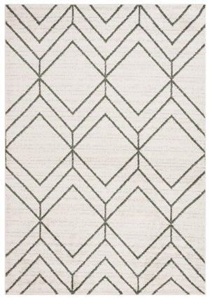 Safavieh Adirondack 241 Power Loomed Transitional Rug Ivory / Dark Green 5'-1" x 7'-6"