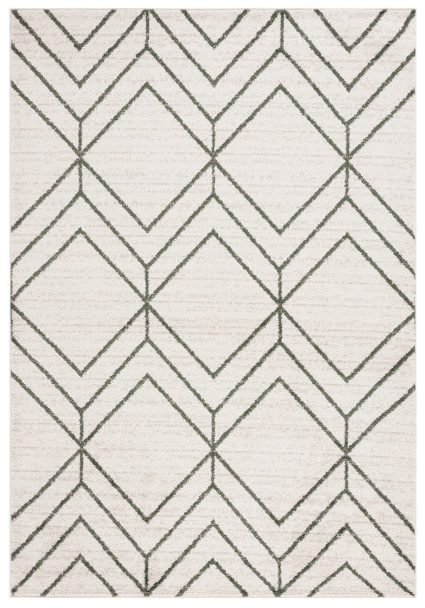 Safavieh Adirondack 241 Power Loomed Transitional Rug Ivory / Dark Green 5'-1" x 7'-6"