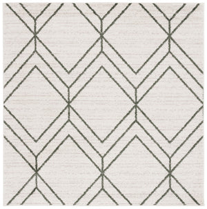 Safavieh Adirondack 241 Power Loomed Transitional Rug Ivory / Dark Green 6' x 6' Square