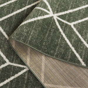 Safavieh Adirondack 241 Power Loomed Transitional Rug Dark Green / Ivory 5'-1" x 7'-6"