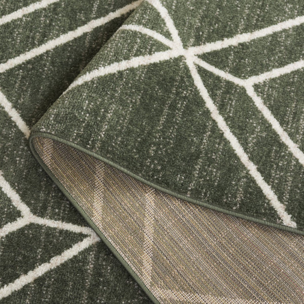 Safavieh Adirondack 241 Power Loomed Transitional Rug Dark Green / Ivory 5'-1" x 7'-6"