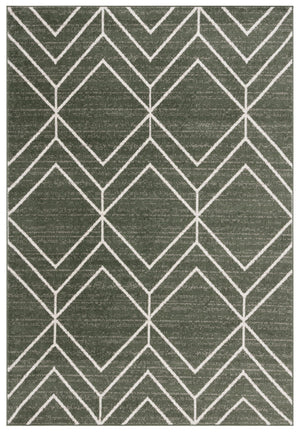 Safavieh Adirondack Area Rug - Elegant Turkish Design For Modern Homes, Durable & Stylish Floor Accent Piece Dark Green ,Ivory 60% Polypropylene  30% Jute  10% Polyester Adr241x-4r
