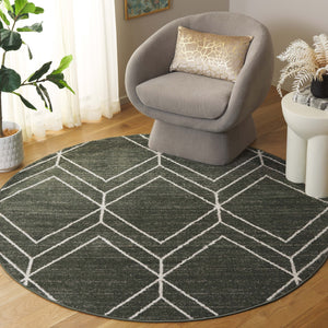 Safavieh Adirondack Area Rug - Elegant Turkish Design For Modern Homes, Durable & Stylish Floor Accent Piece Dark Green ,Ivory 60% Polypropylene  30% Jute  10% Polyester Adr241x-4r