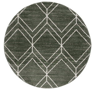 Safavieh Adirondack Area Rug - Elegant Turkish Design For Modern Homes, Durable & Stylish Floor Accent Piece Dark Green ,Ivory 60% Polypropylene  30% Jute  10% Polyester Adr241x-4r