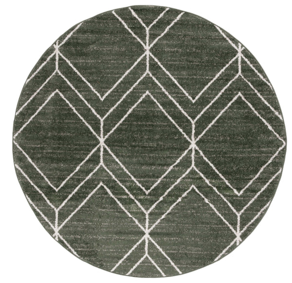 Safavieh Adirondack Area Rug - Elegant Turkish Design For Modern Homes, Durable & Stylish Floor Accent Piece Dark Green ,Ivory 60% Polypropylene  30% Jute  10% Polyester Adr241x-4r