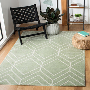 Safavieh Adirondack Area Rug - Elegant Turkish Design For Modern Homes, Durable & Stylish Floor Accent Piece Sage ,Ivory 60% Polypropylene  30% Jute  10% Polyester Adr241y-220