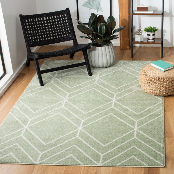 Safavieh Adirondack Area Rug - Elegant Turkish Design For Modern Homes, Durable & Stylish Floor Accent Piece Sage ,Ivory 60% Polypropylene  30% Jute  10% Polyester Adr241y-220