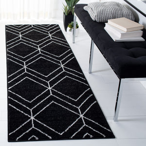 Safavieh Adirondack Modern Black & Ivory 6X8 Rug — Low-Profile 3/8" Durable Power-Loomed Turkish Area Rug ADR241Z-68