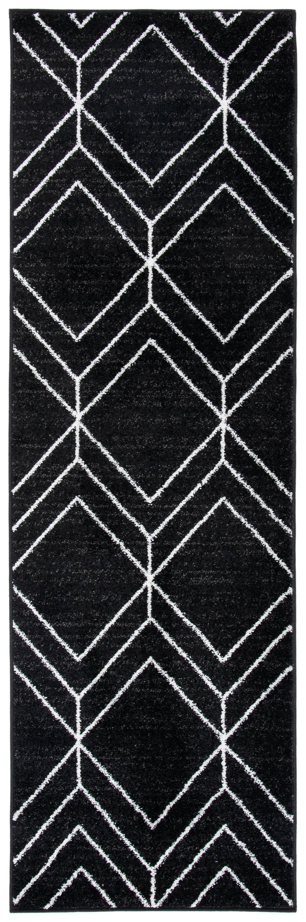 Safavieh Adirondack Modern Black & Ivory 6X8 Rug — Low-Profile 3/8" Durable Power-Loomed Turkish Area Rug ADR241Z-68