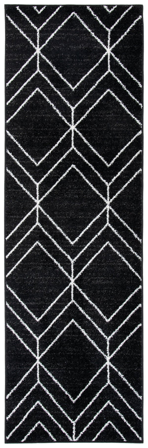 Safavieh Adirondack Modern Black & Ivory 6X8 Rug — Low-Profile 3/8" Durable Power-Loomed Turkish Area Rug ADR241Z-68