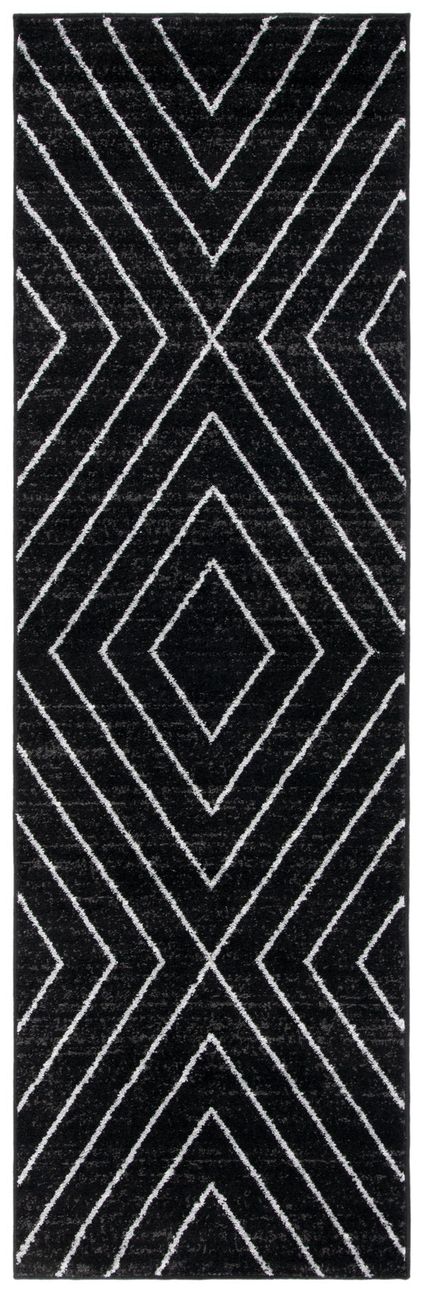 Safavieh Adirondack Transitional Area Rug - Elegant Geometric Design, Durable & Soft For Any Space Black ,Light Grey 60% Polypropylene  30% Jute  10% Polyester Adr251f-210