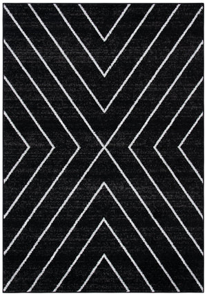 Safavieh Adirondack Transitional Area Rug - Elegant Geometric Design, Durable & Soft For Any Space Black ,Light Grey 60% Polypropylene  30% Jute  10% Polyester Adr251f-210