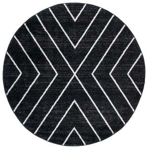 Safavieh Adirondack Transitional Area Rug - Elegant Geometric Design, Durable & Soft For Any Space Black ,Light Grey 60% Polypropylene  30% Jute  10% Polyester Adr251f-210