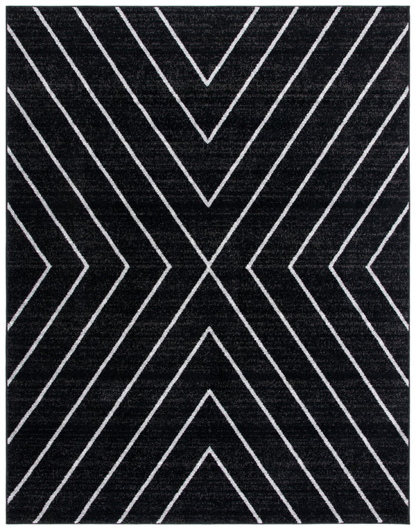 Safavieh Adirondack Transitional Area Rug - Elegant Geometric Design, Durable & Soft For Any Space Black ,Light Grey 60% Polypropylene  30% Jute  10% Polyester Adr251f-210