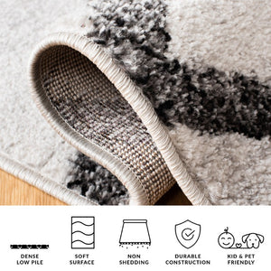 Safavieh Adirondack Power Loomed Polypropylene Jute Blend Solid Low Pile Living Room Rug ADR253B-68