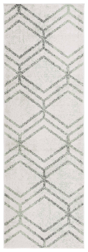 Safavieh Adirondack Modern Geometric Area Rug - Stylish, Durable & Oeko-tex Certified For Elegant Spaces Ivory ,Sage 55% Polypropylene,40% Jute,5% Polyester Adr253d-6r