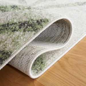 Safavieh Adirondack Modern Geometric Area Rug - Stylish, Durable & Oeko-tex Certified For Elegant Spaces Ivory ,Sage 55% Polypropylene,40% Jute,5% Polyester Adr253d-6r