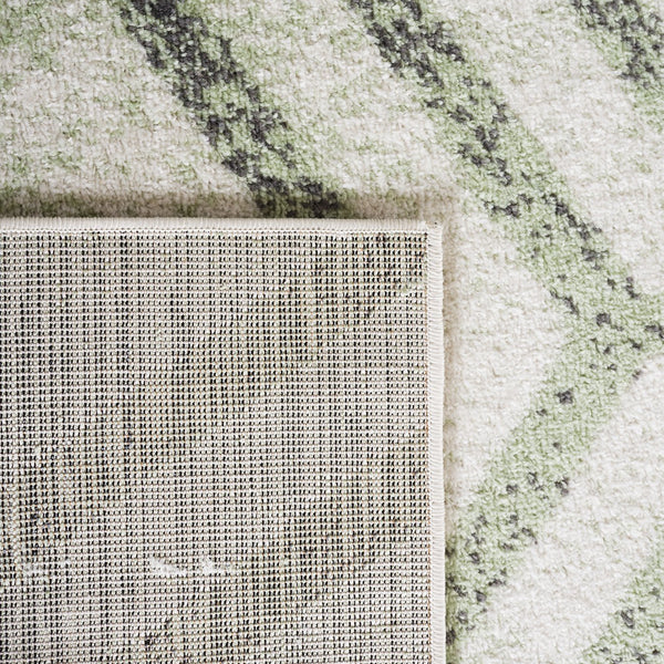 Safavieh Adirondack Modern Geometric Area Rug - Stylish, Durable & Oeko-tex Certified For Elegant Spaces Ivory ,Sage 55% Polypropylene,40% Jute,5% Polyester Adr253d-6r