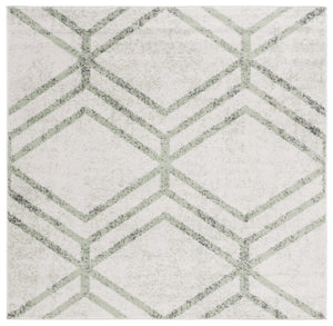 Safavieh Adirondack Modern Geometric Area Rug - Stylish, Durable & Oeko-tex Certified For Elegant Spaces Ivory ,Sage 55% Polypropylene,40% Jute,5% Polyester Adr253d-6r