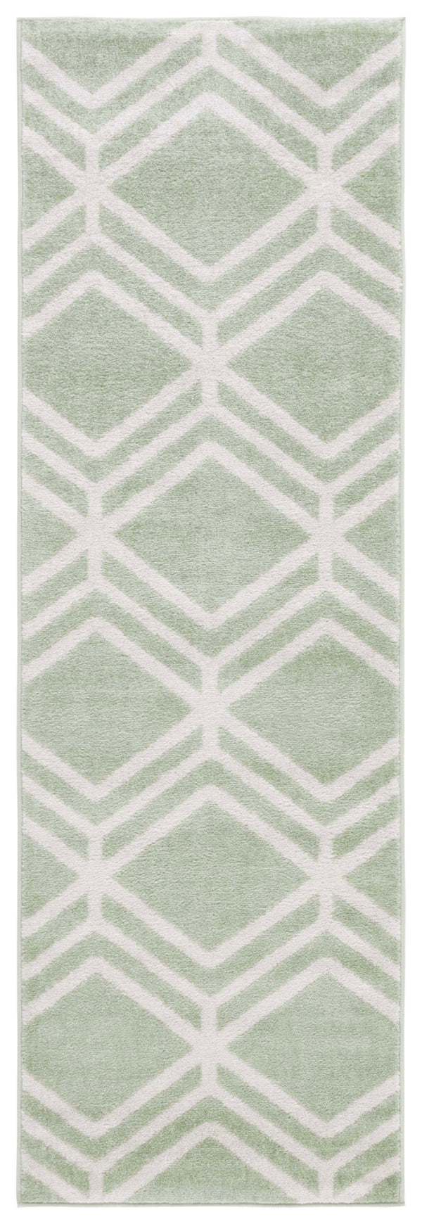 Safavieh Adirondack Modern Geometric Area Rug - Stylish, Durable & Oeko-tex Certified For Elegant Spaces Sage ,Ivory 55% Polypropylene,40% Jute,5% Polyester Adr253w-6r