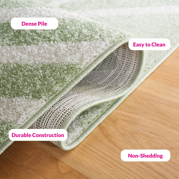 Safavieh Adirondack Modern Geometric Area Rug - Stylish, Durable & Oeko-tex Certified For Elegant Spaces Sage ,Ivory 55% Polypropylene,40% Jute,5% Polyester Adr253w-6r