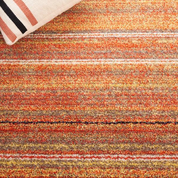 Safavieh Adirondack 293 Power Loomed 55% Polypropylene, 40% Jute, 5% Polyester Bohemian Rug Rust / Ivory Navy ADR293P-9