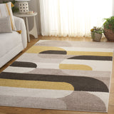 Safavieh Adirondack 295 Power Loomed Modern Rug Beige / Yellow 55% Polypropylene,  40% Jute,  5% Polyester