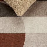 Safavieh Adirondack 295 Power Loomed Modern Rug Beige / Rust 55% Polypropylene,  40% Jute,  5% Polyester