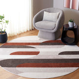 Safavieh Adirondack 295 Power Loomed Modern Rug Beige / Rust 55% Polypropylene,  40% Jute,  5% Polyester