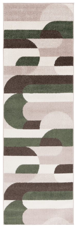 Safavieh Adirondack 295 Power Loomed Modern Rug Beige / Green 55% Polypropylene,  40% Jute,  5% Polyester