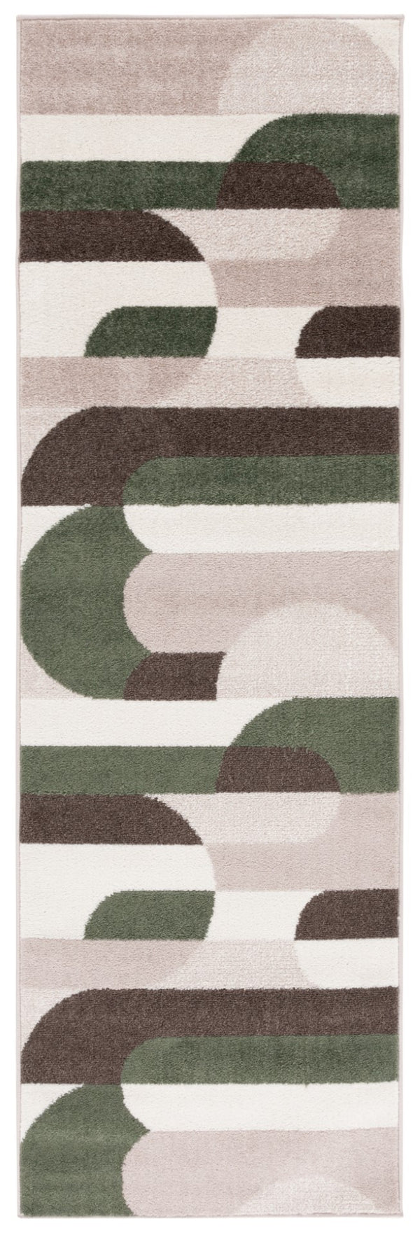 Safavieh Adirondack 295 Power Loomed Modern Rug Beige / Green 55% Polypropylene,  40% Jute,  5% Polyester