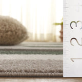 Safavieh Adirondack 295 Power Loomed Modern Rug Beige / Green 55% Polypropylene,  40% Jute,  5% Polyester