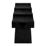 Shibumi Bench Burnt Black Finish AE-150BB Burnt Black Noir