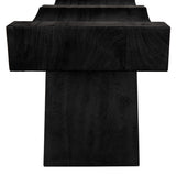 Shibumi Bench Burnt Black Finish AE-150BB Burnt Black Noir