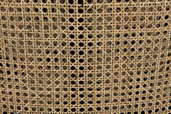 Noir Marabu Chair - Charcoal Black Armchair with Luxurious Leather & Natural Caning for Modern Elegance AE-203CHB