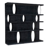 Dorian Shelving AE-206 Cinder Black with White Wash Noir