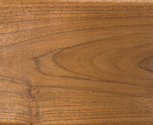 Noir Buraco Dining Chair - Mid-Century Teak Design with Luxurious Black Leather for Elegant Spaces AE-222T