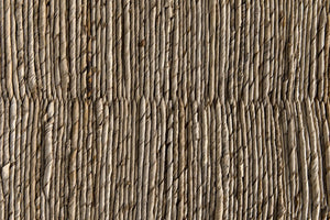 Noir Stockholm Teak Bench with Woven Rush Seagrass Seat - Elegant Scandinavian Design for Any Space AE-225T