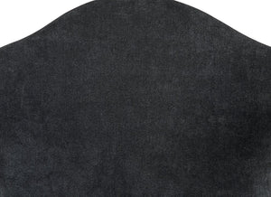 Noir Vittorio Chair - Handcrafted Grey Upholstered Accent Chair for Modern & Transitional Interiors AE-231G