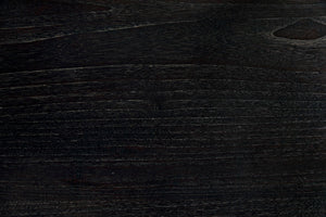 Noir Rebecca Side Table - Cinder Black Finish with Mindi Wood Grain, Stylish Accent for Modern Spaces AE-289CB